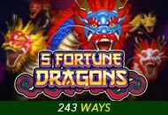 Spadegaming : 5 Fortune Dragons - BEERSLOT365